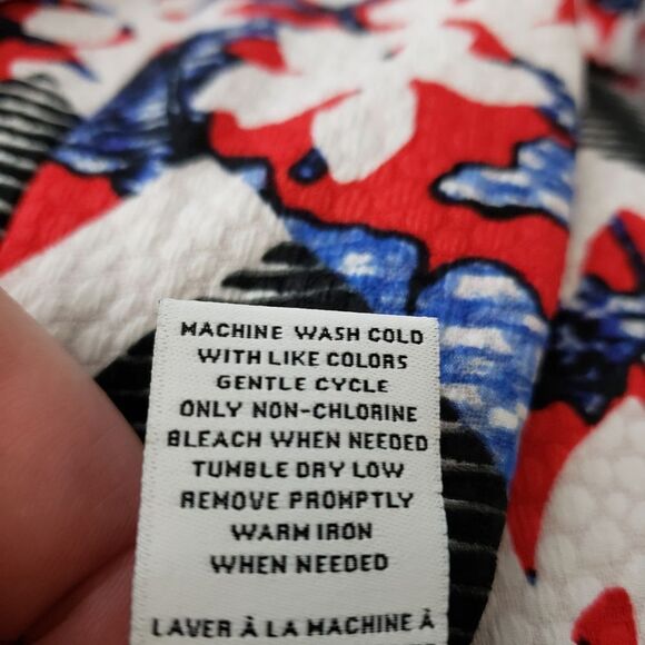 Peter Pilotto Faux Wrap Skirt Sz 10 - Picture 6 of 7